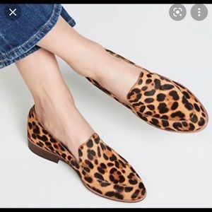 Madewell Frances Leopard Loafer in calf hair